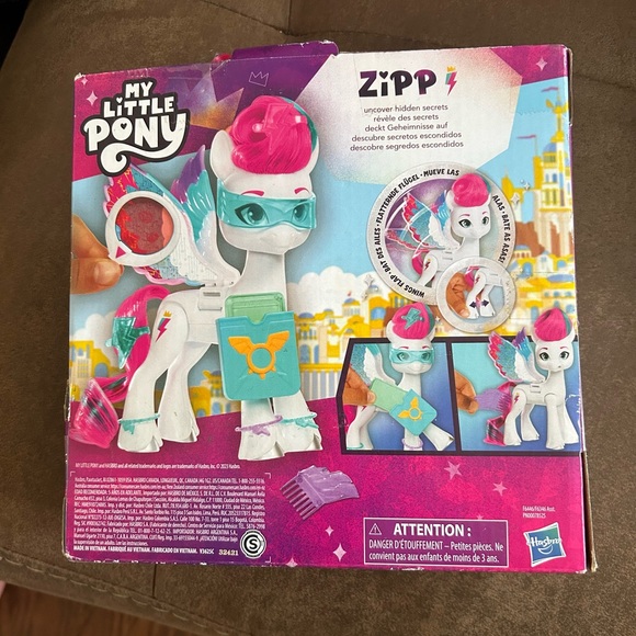 My Little Pony🎠Zipp Storm Wing🪽Surprise Fashion Doll w Wings🪽& Accessories - Picture 4 of 8